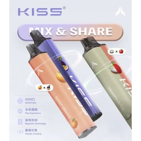 Kiss5拋棄式🪄6500口K65🔋